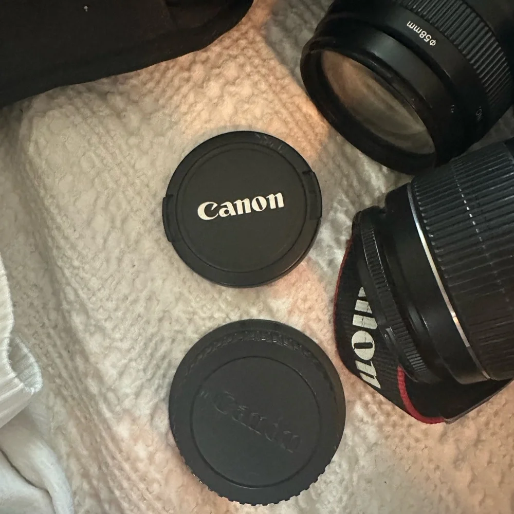 Canon Rebel T5 with 2 Lenses and Bag